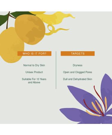 Juicy Chemistry Saffron Marula & Ylang Ylang Organic Face Wash - 100ml for Radiant Skin | International Shipping - Buy Online on GoSupps.com