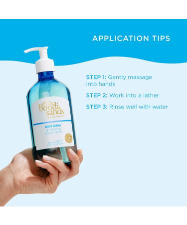 Bondi Sands Body Wash | pH Balanced Tan Extender & Gentle Cleanser with Aloe Vera & Coconut - Buy Online on GoSupps.com