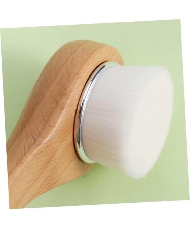 DOITOOL 1pc Pore Scrub Face Cleanser Facial Cleaning Brush Face Cleaning Brush Face Cleaning Beauty Brush Soft Bristle Brush Exfoliating Facial Brush Face Brush Frosted Wooden - Buy Online on GoSupps.com