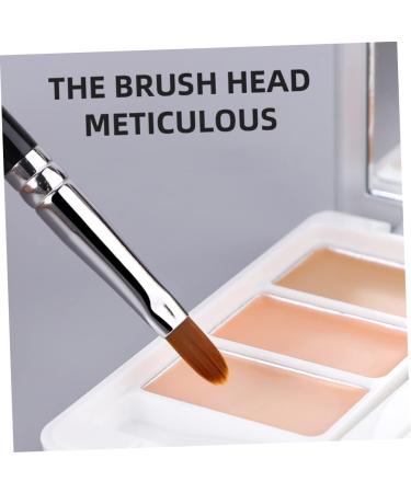 Baluue 1 Set Concealer Brush Makeup Brushe Eyeshadow Brush Makeup Handle Brush Lip Black Man-made Fiber - Buy Online on GoSupps.com