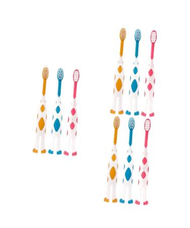 Beaupretty 18 Stk toothbrush child children toothbrush toothbrush friendly toothbrush biodegradable coal toothbrush toothbrush travel toothbrush toothbrush rubber protection