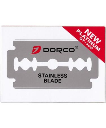 DORCO ST301 Platinum Extra Double Edge Razor Blades - 100 Pack with Free Styptic Matches - Smooth Shaves and Quick Relief Combo - Buy Online on GoSupps.com