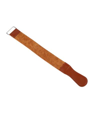 Barber Strop Leather, Leather Strop for Straight Razor Sharpening and Smooth, Razor Sharpening Strap,8.5" Straight Razor Strops Cow Leather Sharpening Strap Straight Razor Leather Strop