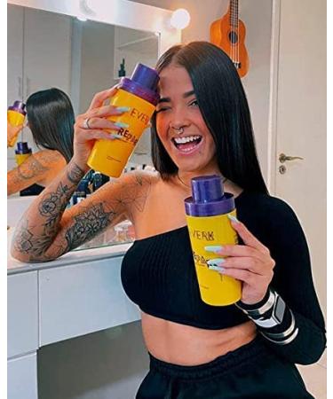 Everk Gold Brazilian Keratin Treatment 500ml | Progressive Brush | Straightening System | Thermal Sealing 650ml | Free Gifts Worth $30 - Buy Online on GoSupps.com