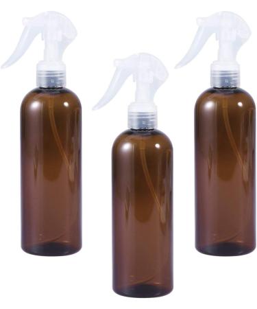 Beaupretty 3-Pack Amber Plastic Spray Bottles | Refillable Essential Oil & Cleaning Containers - Buy Online on GoSupps.com