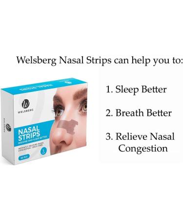 90x Snore Stopper Nasal Strips - Anti-Snoring Solution for Men & Women | Better Sleep Size L - Buy Online on GoSupps.com
