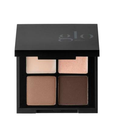 Glo Skin Beauty Brow Quad | Create Buzz-Worthy Brows To Fill Define and Shape (Brown)