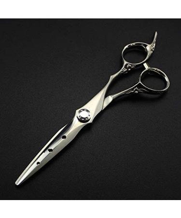 Professional 9Cr Steel 6 Upscale Matte Hair Scissors Haircut Thinning Barber Hair Cutting Hairdressing Scissors set with bag-cutting(Color:Cutting)