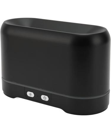 Flame Essential Oil Diffuser 300ml Builtin Smart Chip Interface Flame Aroma Humidifier Type C Touch Flame for Sprayer(Black)