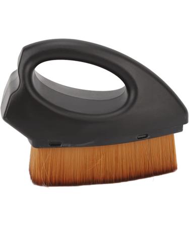 Liquid Powder Foundation Makeup Brush with Protective Cover Soft Fiber Hair Flatiron Shape Quick Makeup & Precise Application - Buy Online on GoSupps.com