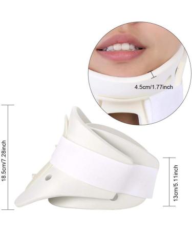 PRUJOY Breathable Neck Brace for Neck Pain Relief - Cervical Traction Fixer (S) | International Shipping Available! - Buy Online on GoSupps.com