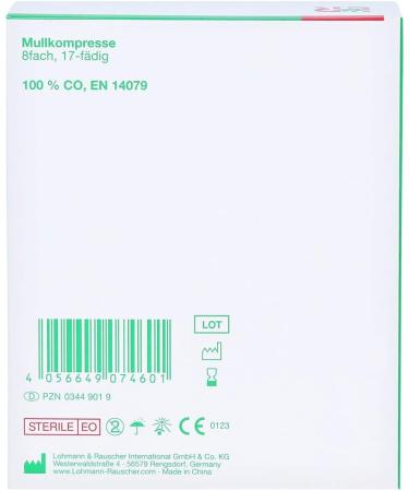 Buy Sterile Gazin Gauze 7.5x7.5 cm - 8-Ply Small Dressing for Wound Care | International Shipping Available - Buy Online on GoSupps.com