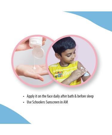 Schoolers Nourishing Cream for Kids - Gentle Hypoallergenic Paraben & Sulfate Free Moisturizer 50Gm - Intensive Care for Sensitive Skin - Buy Online on GoSupps.com
