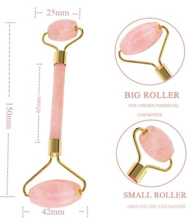 Jade Rollers Jade Roller for Face Real Jade Jade Roller for Face Massager Natural Face Neck Skin Care Anti-Aging Slimming Healing Rejuvenate Wrinkgless and Lighten Dark Circles Gold - Buy Online on GoSupps.com