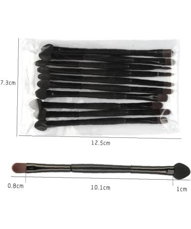 TOSSPER 10Pcs Eye Shadow Sponge Brushes - Dual Sided Makeup Applicator with Long Handle | Perfect Eyelash Cosmetic Tool for Flawless Application - International Shipping Available - Buy Online on GoSupps.com