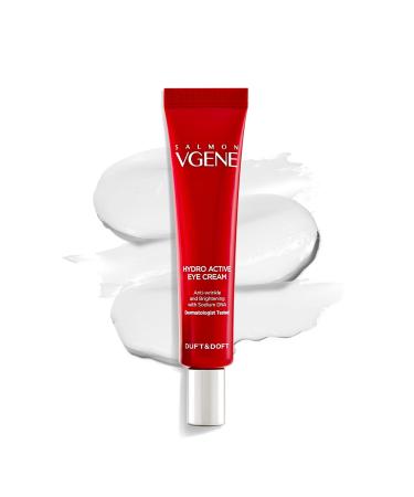 DUFT & DOFT Vgene Hydro Firming Lifting Booster Eye Cream - Anti Wrinkle Dark Circles Depuffing with Collagen and Niacinamide 0.9 Fl Oz