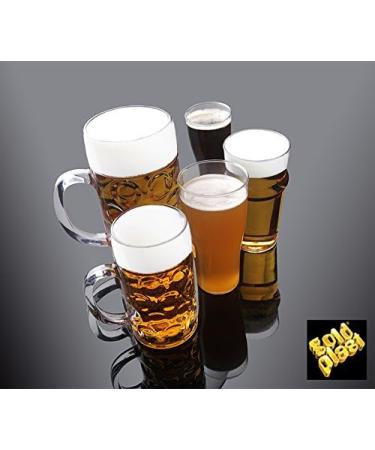 Buy 500cc Transparent Beer Glass - Perfect for International Shipping | Premium Quality - Buy Online on GoSupps.com