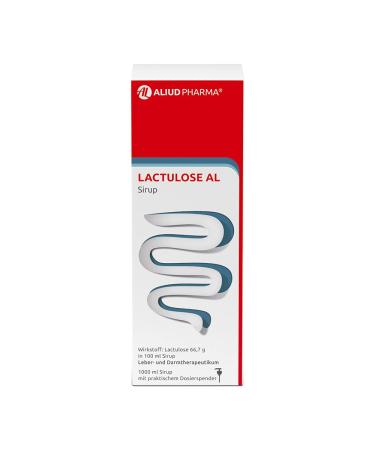 ALIUD PHARMA Lactulose AL Syrup 1000 ml: Osmotic laxative for constipation 1 l (1 pack)