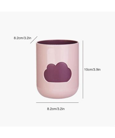 F Fityle 2x Large Capacity Bathroom Tumbler & Toothbrush Holder - 400ml Non-Slip Storage Cups - Buy Online on GoSupps.com