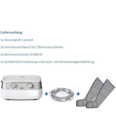 Buy I-Press4 Lymphatic Drainage Device for Legs Size M | Home Use & Physiotherapy | Medical Device for Optimal Health - Buy Online on GoSupps.com