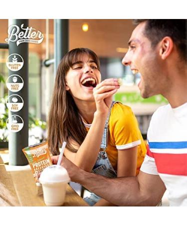 Better Than Good Salted Caramel Protein Puffs (12-Pack) | Keto, Gluten-Free, Paleo | Low Sugar, Low Calorie, Diabetic Friendly Snacks with 16g Protein | 2 Servings of Fruits & Veggies | 0.88 oz (Pack of 12) - Buy Online on GoSupps.com