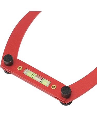 Eyebrow Mapping Tool Locking Design High Accuracy Simple Adjustable Eyebrow Marker Ruler for Salon (Red) - Buy Online on GoSupps.com