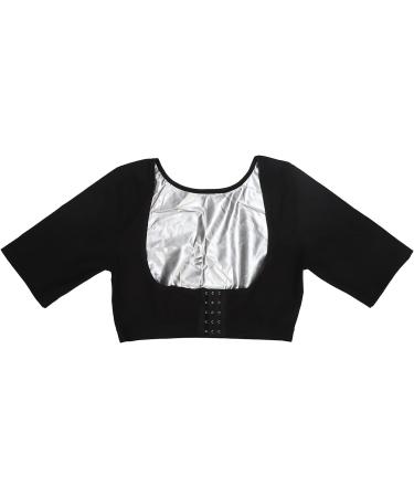 Sauna Suit for Women Short Sleeve Fast Dry Heat Trapping Sweat Suit Waist Trainer L - Buy Online on GoSupps.com