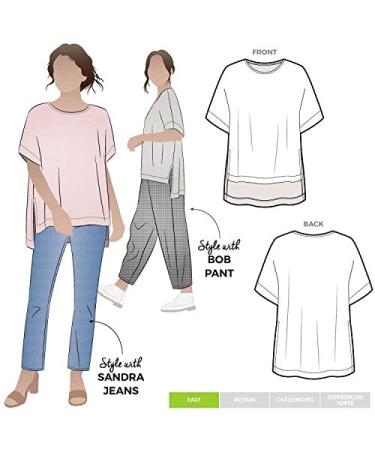 Style Arc Sewing Pattern - Betty Woven Tunic (Sizes 10-22)