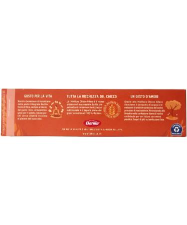  Italian Gourmet E.R. Pack of 20 Barilla Spaghetti Integrali whole wheat pasta tubes - Italian noodles - 500g + 400g Italian gourmet polpa - Buy Online on GoSupps.com