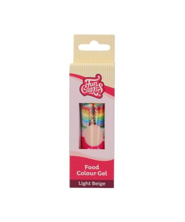 Funcakes Food Color Gel - High Beige Highly Concentrated Food Coloring for Dough Cream Fondant & Marzipan - Easy Dosage Halal 30g - Buy Online on GoSupps.com