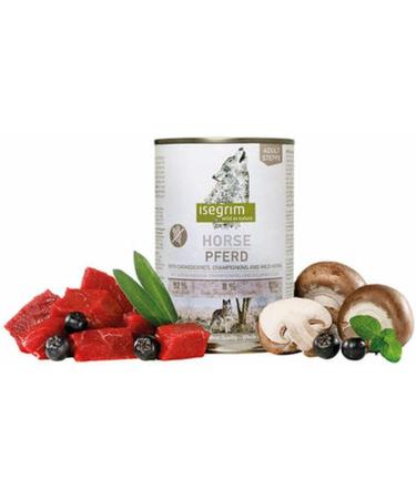 ISEGRIM Can Adult Equine Dog + Aronia Mushrooms and Wild Herbs 400 g Dog - Buy Online on GoSupps.com
