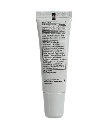 Anthony 25 SPF Lip Balm with Sunscreen for Lips Contains Green Tea Extract Shea Butter & Vitamin E Moisturizing Repair Care Treatment for Chapped & Dry Lips 2-Pack Blood Orange/Mint & White Tea 2-Pack - Buy Online on GoSupps.com