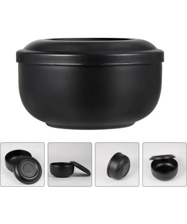 Beaupretty 1PC Black Shaving Insulating Cream Cover Tool - Deep Shave Foam Cup for Home Use | Hairdresser Cleaning Steel Container - Buy Online on GoSupps.com