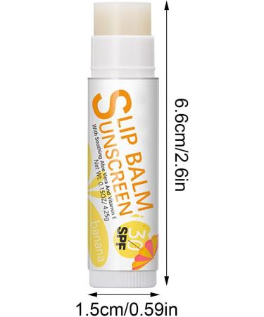  Tsuchiya Lip Balm SPF 30 | Ultra Nourishing Lip Care Moisturizing Cream Lip Balm with Fruit Long Lasting Moisturizing Lip Repair for Men Tsuchiya - Buy Online on GoSupps.com