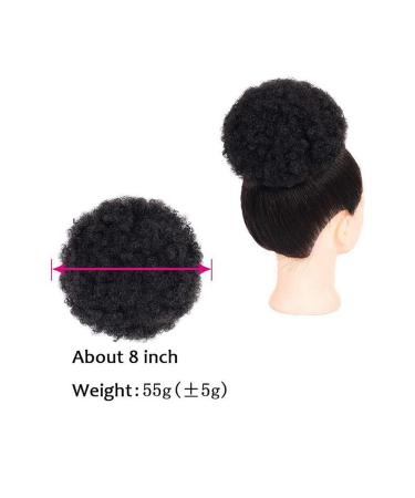 Afro Ponytail Drawstring - Short Curly Hair Extension Updo for Natural Black Hair | 1pc - Buy Online on GoSupps.com