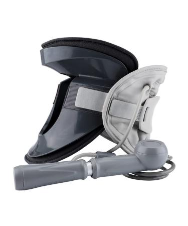Badez inflatable neck collar neck traction device with manual air pump adjustable neck stretcher for neck support neck traction and relief of neck pain