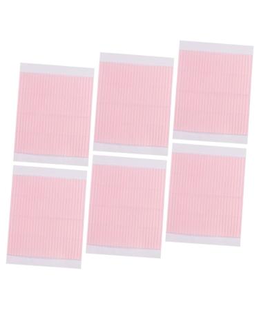 DOITOOL Adhesive Stickers 18 Sheets Double Eyelid Beauty Stickers Makeup Tape Woman Invisible Eyelid Sticker Eye Patch 2.8x0.2cmx3pcs Pinkx3pcs