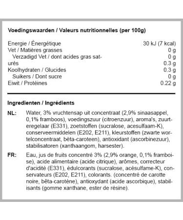 Slimpie - Orange Raspberry Lemonade syrup - 3x 650ml - Buy Online on GoSupps.com