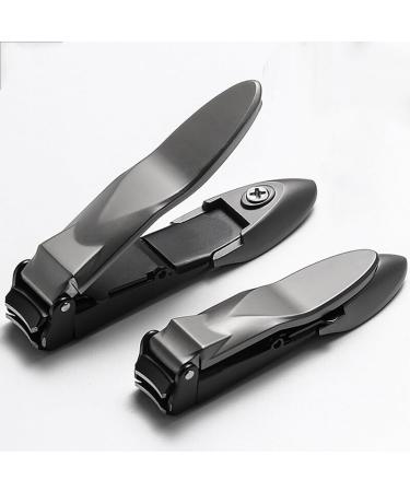For Women Stainless Steel Ergonomic Clippers Nail Cutter Splash-proof Home Use in 5 Colors Toenail and Fingernail - Buy Online on GoSupps.com