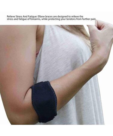 Buy SUNGOOYUE Breathable Adjustable Elbow Brace Support - EVA Material Soft Unisex Protector for Tendon Pain Relief in Tennis Volleyball & Basketball - International Shipping Available - Buy Online on GoSupps.com