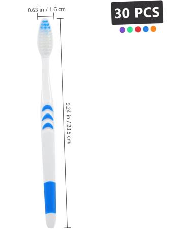 CliSpeed 60-Pack Extra Soft Disposable Travel Toothbrushes Vegan Manual Cleaning Brushes for Hotels & Travel - Buy Online on GoSupps.com