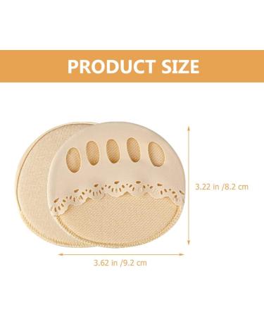 Beaupretty Women's Pumps Toe Topper Liner Socks - 3 Pairs Invisible Half Socks for High Heels & Sandals - Buy Online on GoSupps.com