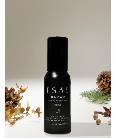 ESAS Hamam Organic Deodorant Body Spray 3.4 oz (Noble)