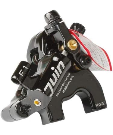 Juin Tech F1 Cable Actuated Hydraulic Disc Brake Caliper Set - Lightweight Hybrid Brake for Road/Cyclocross/Gravel/E-Bike/Folding Bike - 160mm Rotors - Black - Buy Online on GoSupps.com