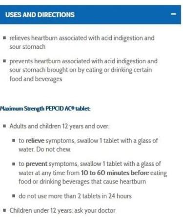 Pepcid AC Maximum Strength Acid Reducer 100-Count Tablets - Fast Relief - Buy Online on GoSupps.com