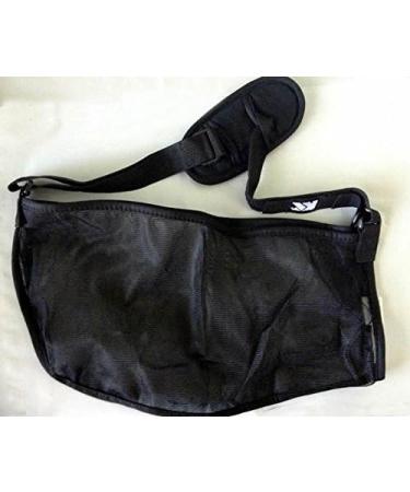 Orthopedic Arm Sling with Pad - Shoulder Immobilizer in Black Mesh Fabric (Small) | International Shipping Available - Buy Online on GoSupps.com
