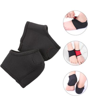 COHEALI Foot Heel Pads - 2Pcs Feet Care Covers for Plantar Fasciitis - Heel Support Sleeves with Anti-Cracking Cushion - Buy Online on GoSupps.com