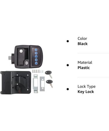 Bauer AP 013-5091 Keyed-A-Like Bluetooth Electric Towable Lock - RH Black | Secure Your Trailer with Ease - Buy Online on GoSupps.com