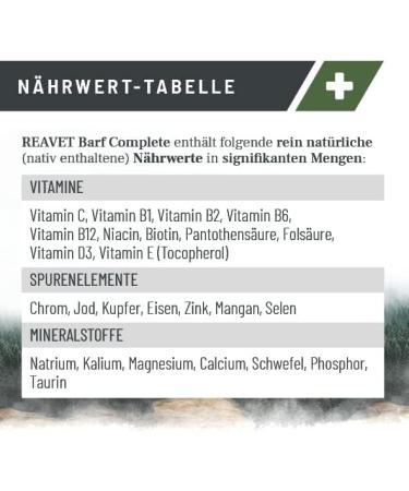 Reavet Barf Complete Cat Food All-Round Care for Cats | Barf Diet Vitamins & Minerals for Healthy Felines - Buy Online on GoSupps.com