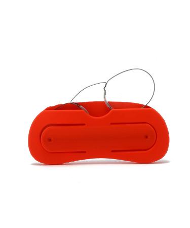 Reading glasses Nasal support pinch ultra -light vision mini portable men and women with glasses case (red 1.5 dioptria (1 Pack)) red +1.5 diopters (1 Pack)